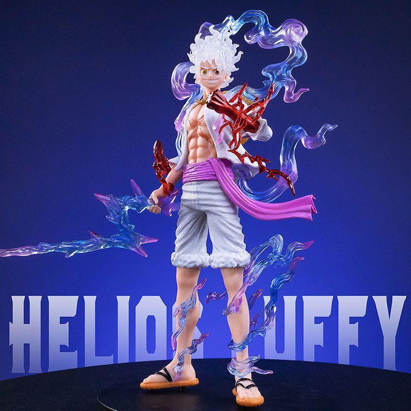 Mô Hình Luffy Gear 5 Bản Có Vũ Khí 21cm Mô hình One Piece Cao Cấp, Figure Mô Hình Anmie One Piece Luffy Vua Hải Tặc