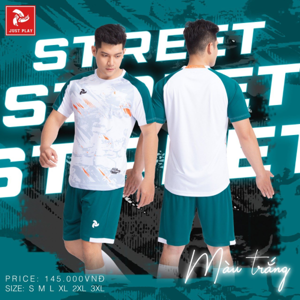 Bộ Quần Áo Bóng Đá Không Logo Justplay Street