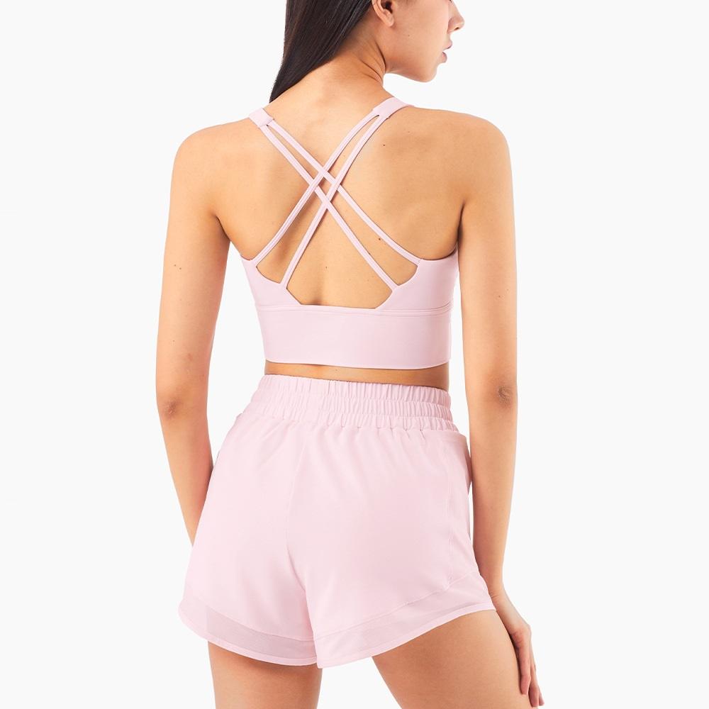 Tập Thể Dục Chạy Thể Thao Yoga Áo Thun Top Áo Ngực Thể Thao Nữ Tập Gym Quần Áo Chéo Vẻ Đẹp Gợi Cảm Lưng Nữ Mùa Hè Đẩy Lên quần Lót