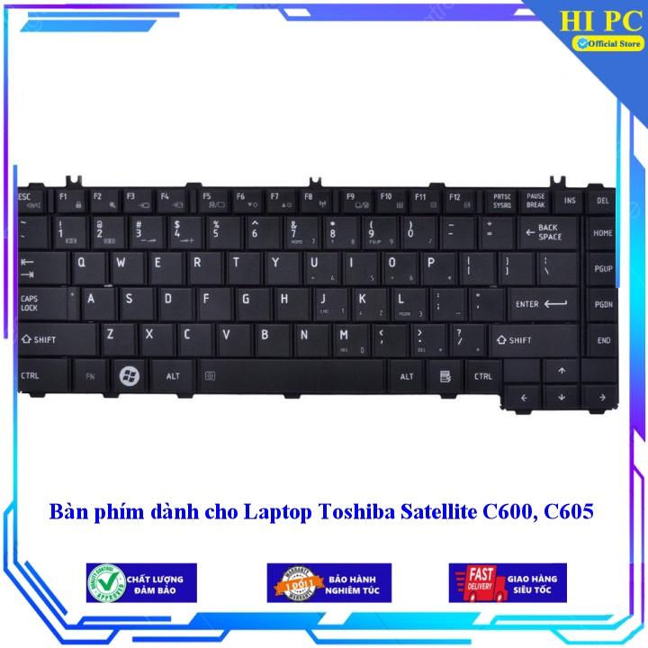 Bàn phím dành cho Laptop Toshiba Satellite C600 C605 - Hàng Nhập Khẩu mới 100%