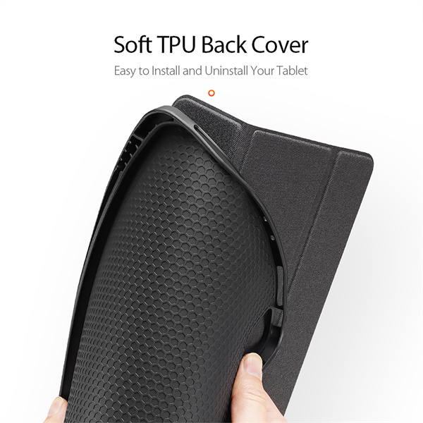 Bao Da Dành Cho iPad Pro 12.9 2020 / 2021 / 2022 Dux Ducis Domo Series Có Khe Cắm Bút, Tự Động Tắt Mở - Hàng Chính Hãng