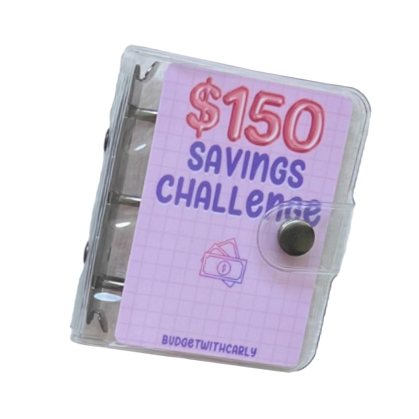 Small  Book Budget Binder Notebook  Envelopes Dustproof Waterproof for Travel Home Office Practical