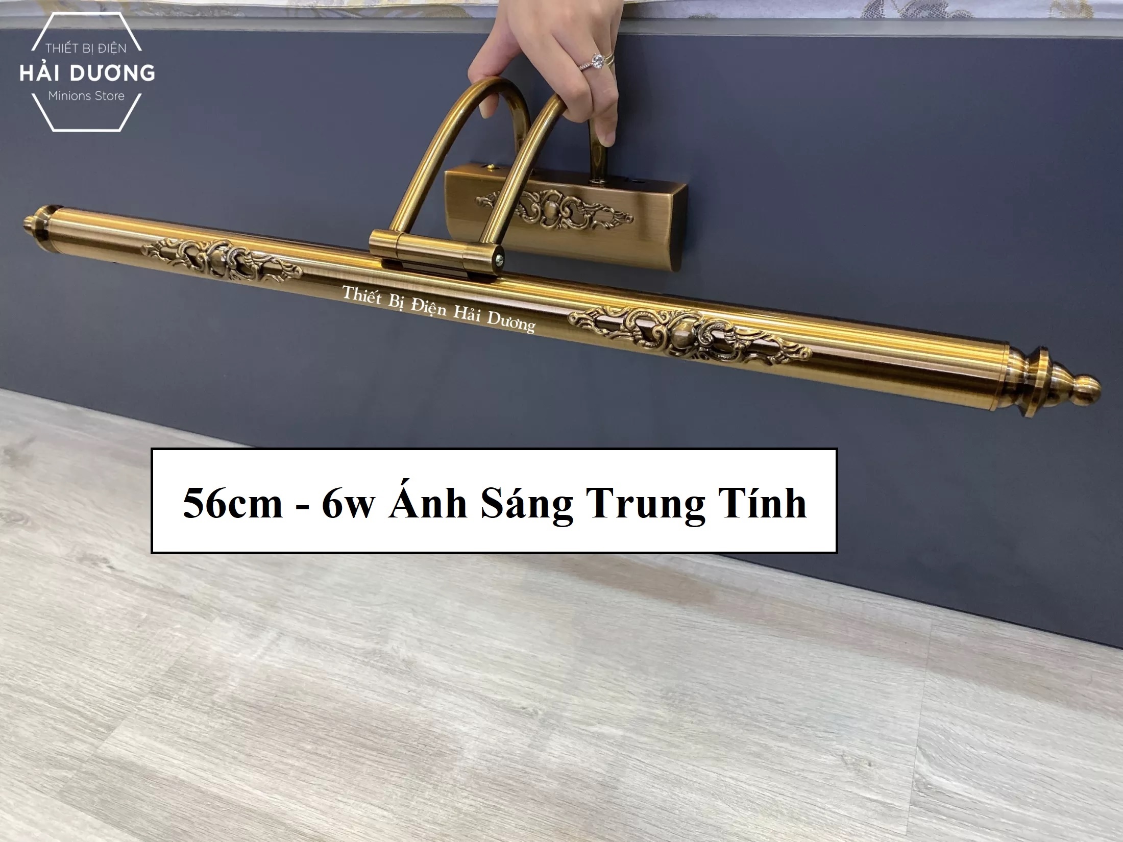 Đèn soi tranh - Đèn rọi gương Led Đèn soi gương cổ điển 6071 6w/9w / 12w/15w ánh sáng trắng ấm trung tính 4000K