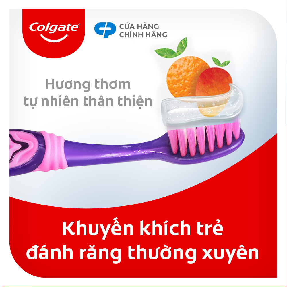 Bộ 2 Kem đánh răng trẻ em Colgate Kid Free From 6-9 80g/tuýp