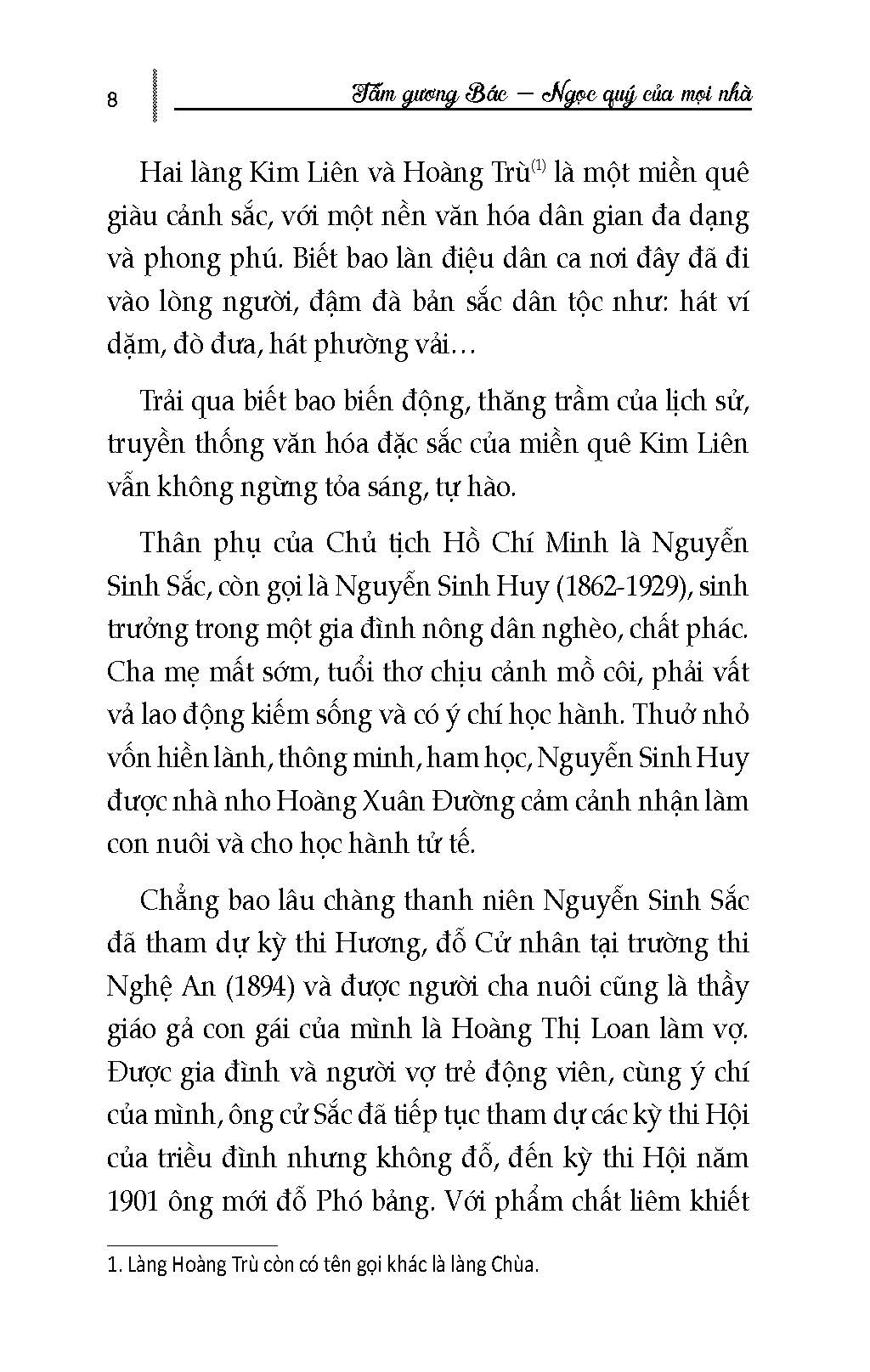 Tấm Gương Bác - Ngọc Quý Của Mọi Nhà - Quê Hương Nghĩa Nặng Tình Sâu