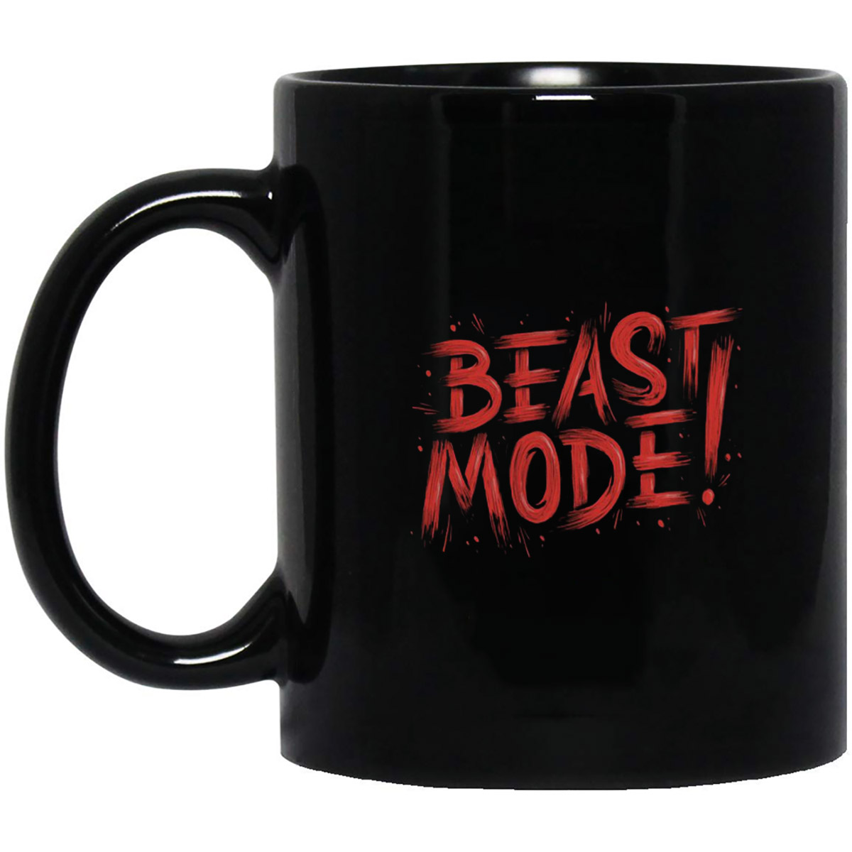 Cốc Sứ Cao Cấp In Họa Tiết Beast mode màu đỏ