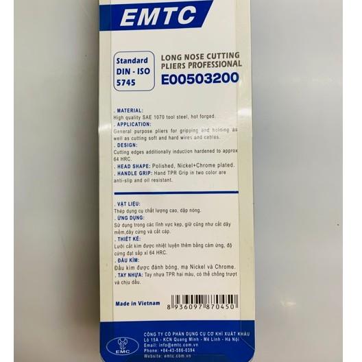 Kìm nhọn mạ Niken 8” EMTC 5745