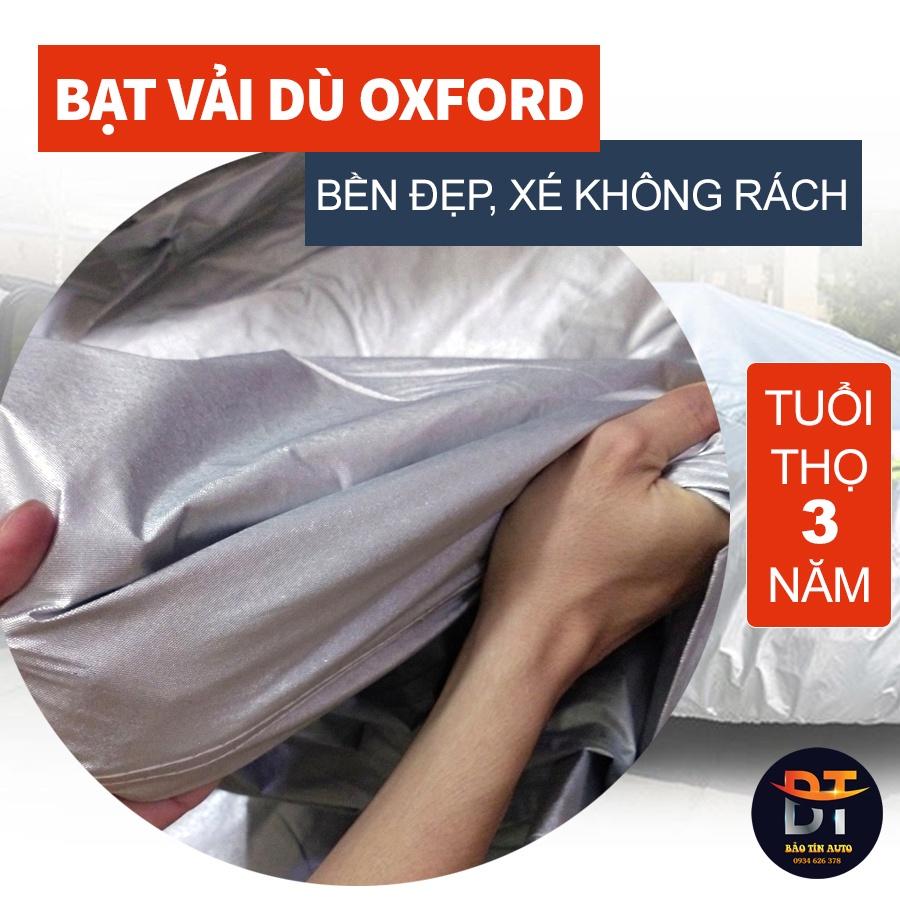 Bạt phủ trùm bảo vệ xe ô tô vải dù Oxford loại 1 che nắng, mưa chống nóng cao cấp 4,5,7 chỗ