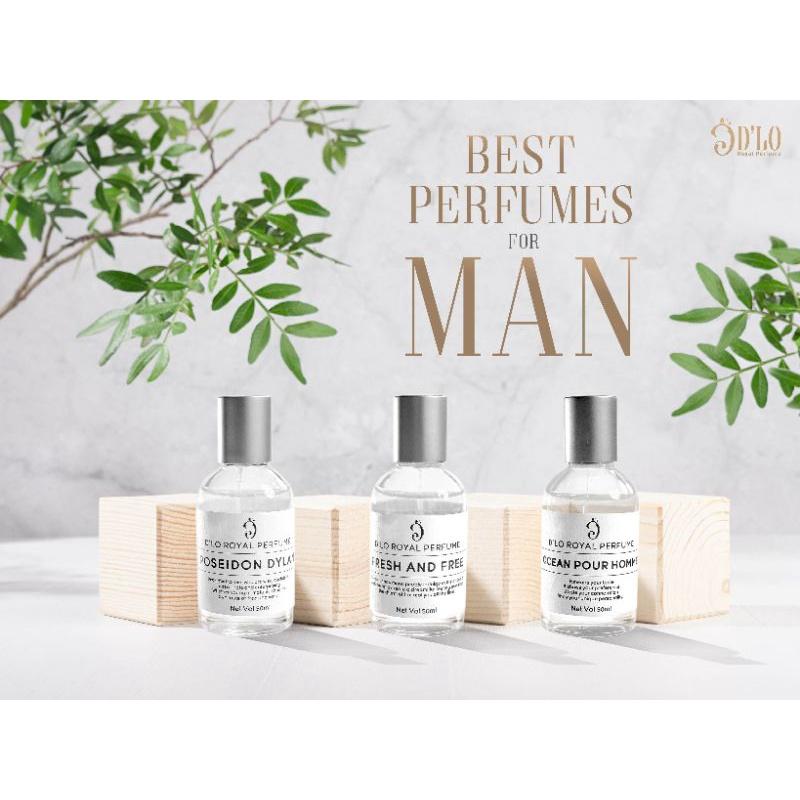 Tinh dầu nước hoa nam D'LO 01 OCEAN POUR HOMME - Một chàng trai trẻ trung, khỏe khoắn và năng động |DLO 01