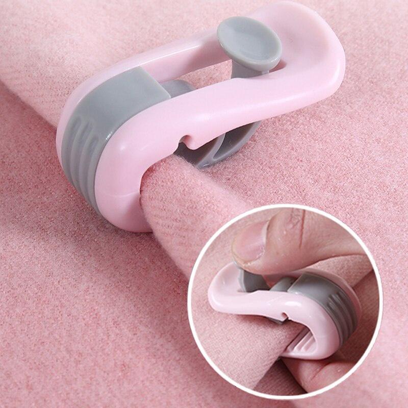 6 Pcs Non-slip Quilt Blanket Clip Duvet Quilt Clips Plastic Blankets Fastener Clip Cover Duvet Sheet Fixer Sleep Anti-run Device