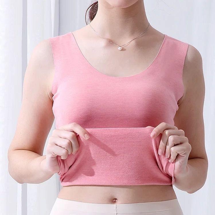 Áo Sinh Nhiệt Nữ Áo Thun Áo Vest Nhung Nữ Nhiệt Top Sling Ấm Quần Lót Nữ Mềm Mại Giữ Nhiệt Áo Sơ Mi Nữ Gợi Cảm