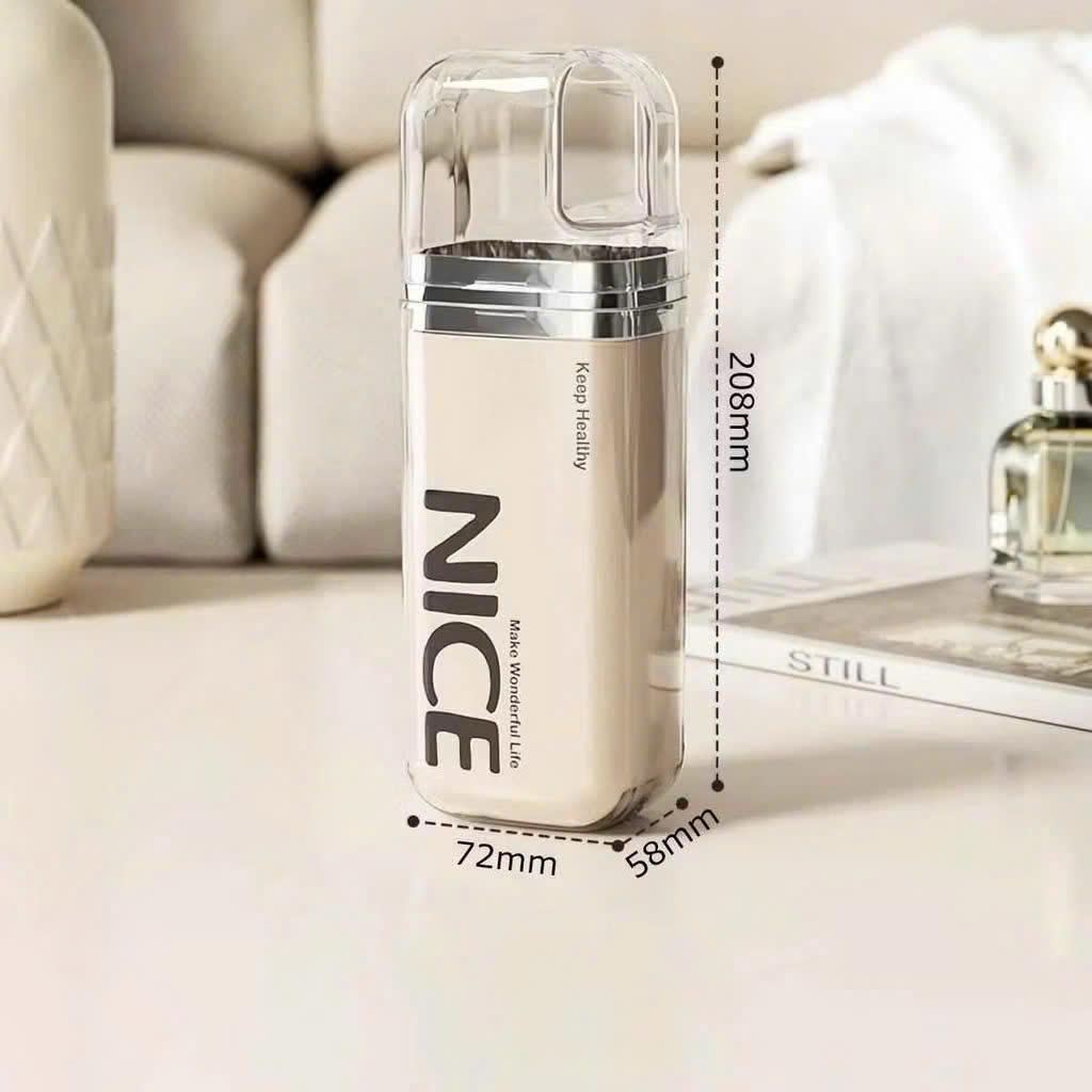 Cốc đựng bàn chải đánh răng hoạt hình dễ thương đi du lịch Cốc nước súc miệng di động đơn giản