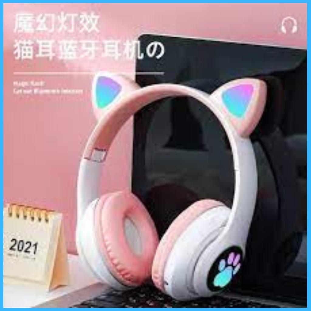 Headphone Bluetooth tai mèo 28m âm thanh cực hay