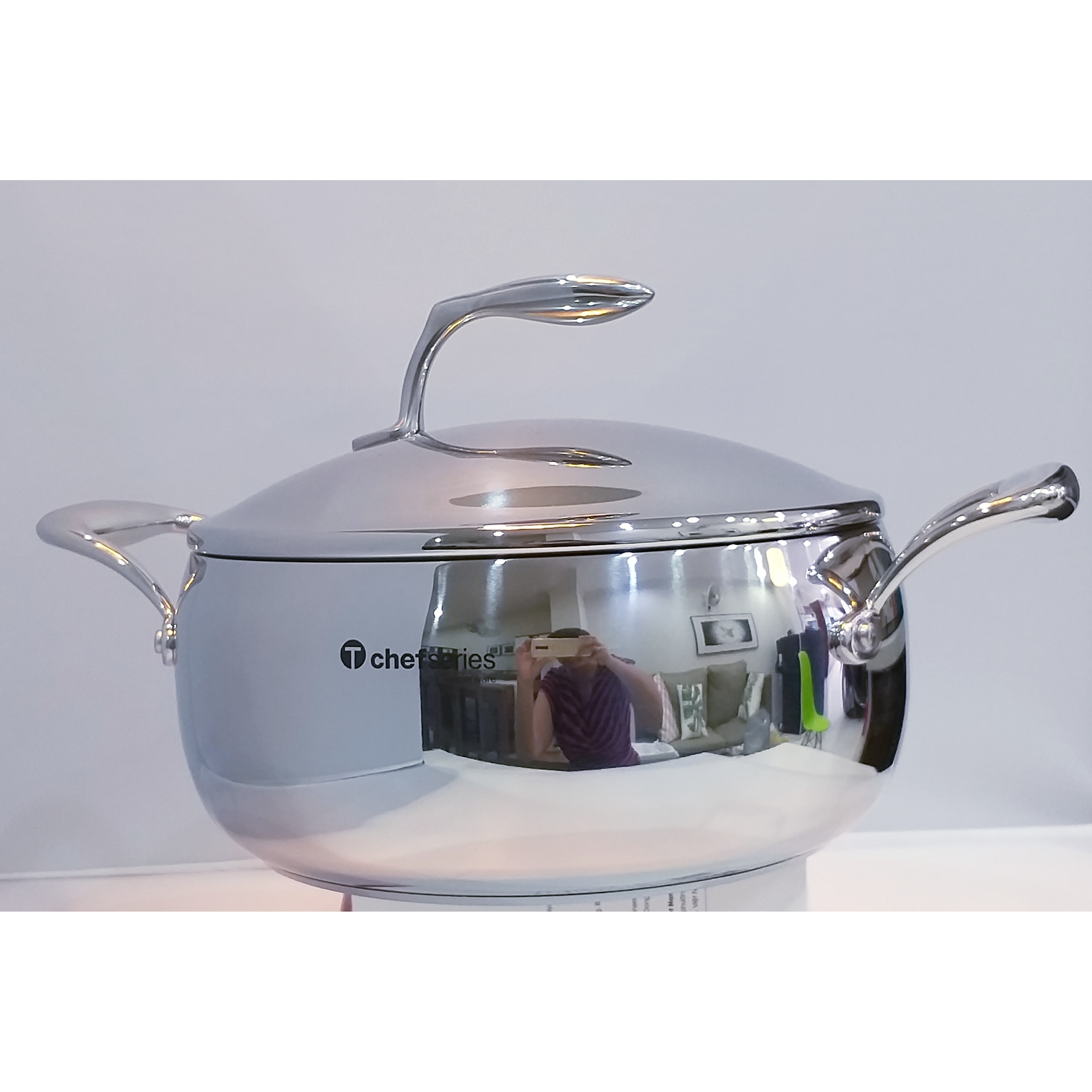 Nồi TChef Series Casserole 3.8L Nắp Kim Loại