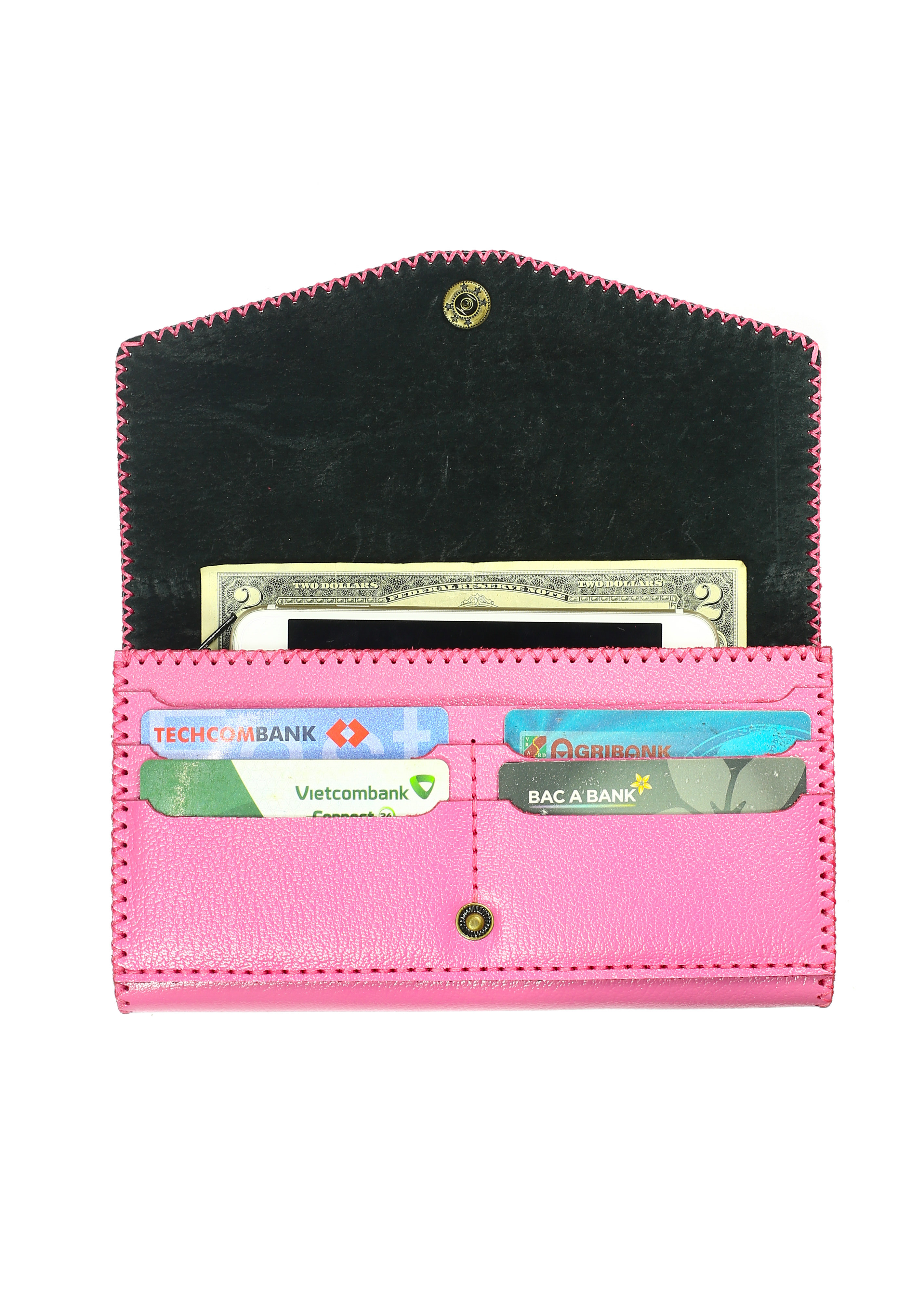 Ví Bóp Nữ Da Bò Thật Cầm Tay Clutch Handmade Cao Cấp Galaxy Store GVNUA04 - Hàng Chính Hãng