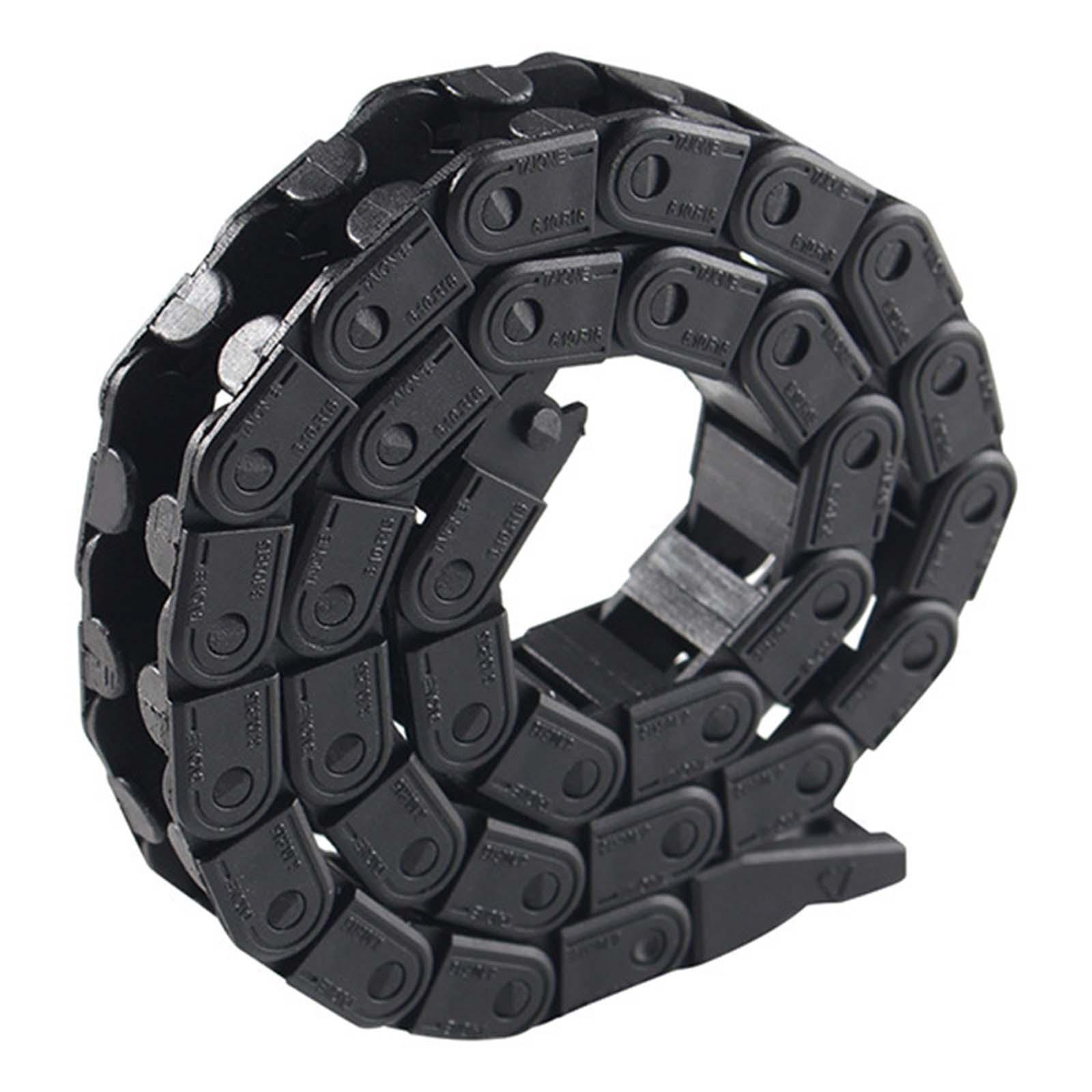 Drag Chain Replacement Parts Flexible Low Noise Professional Black High Performance 3 Hole Mount Pattern Bridge Type for P1p 3D Printer Parts