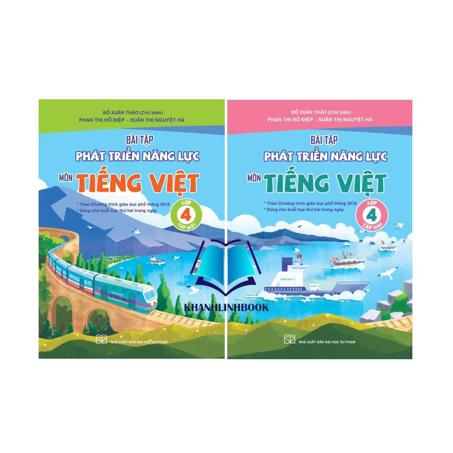 Sách Combo Bài Tập Phát Triển Năng Lực Môn Toán + Tiếng Việt Lớp 4 ( Theo chương trình GDPT 2018 ) (Kết Nối)