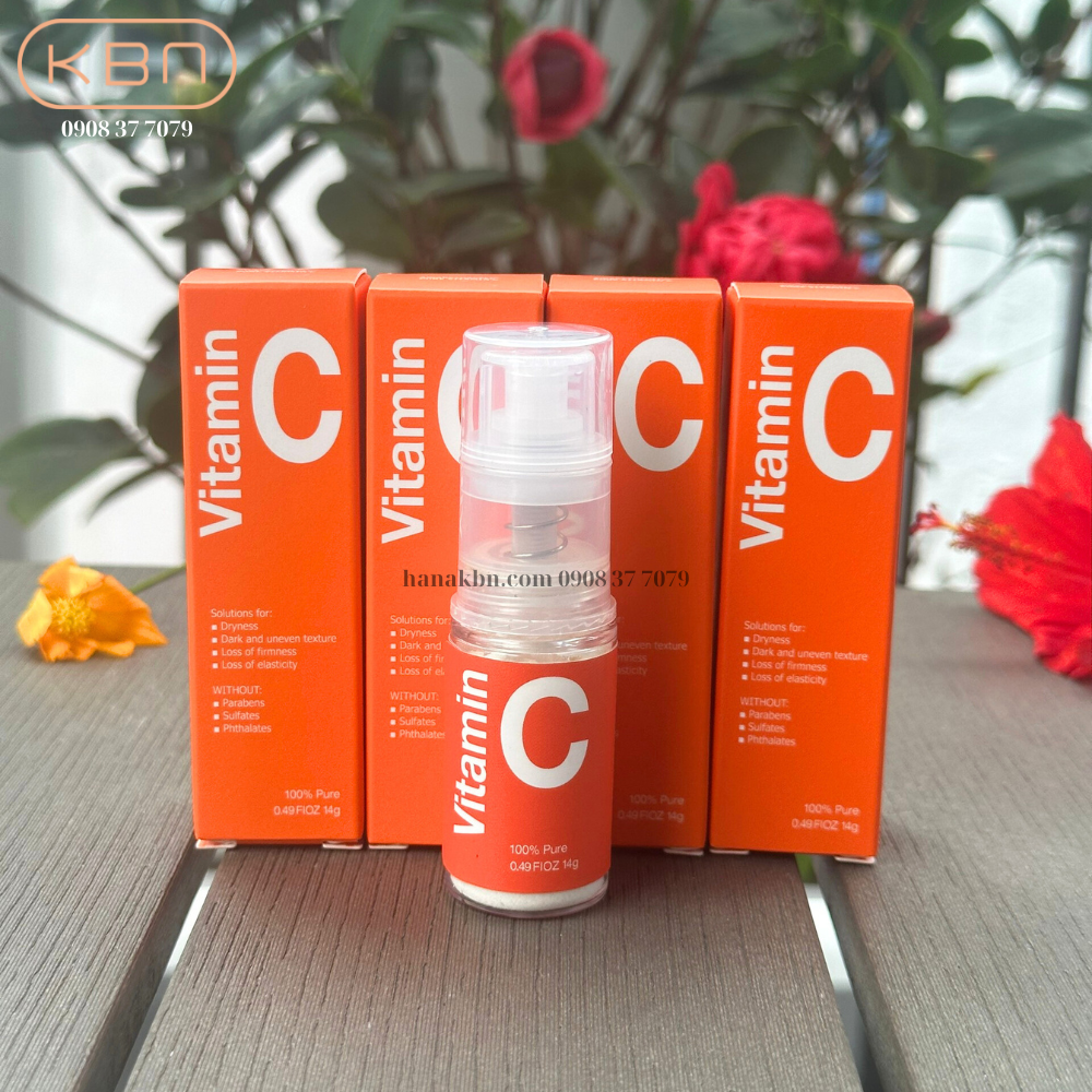 Serum Trắng Sáng Da VITAMIN C (DẠNG BỘT) - Trắng Sáng Da, Căng Mịn (Hàng Chính Hãng)