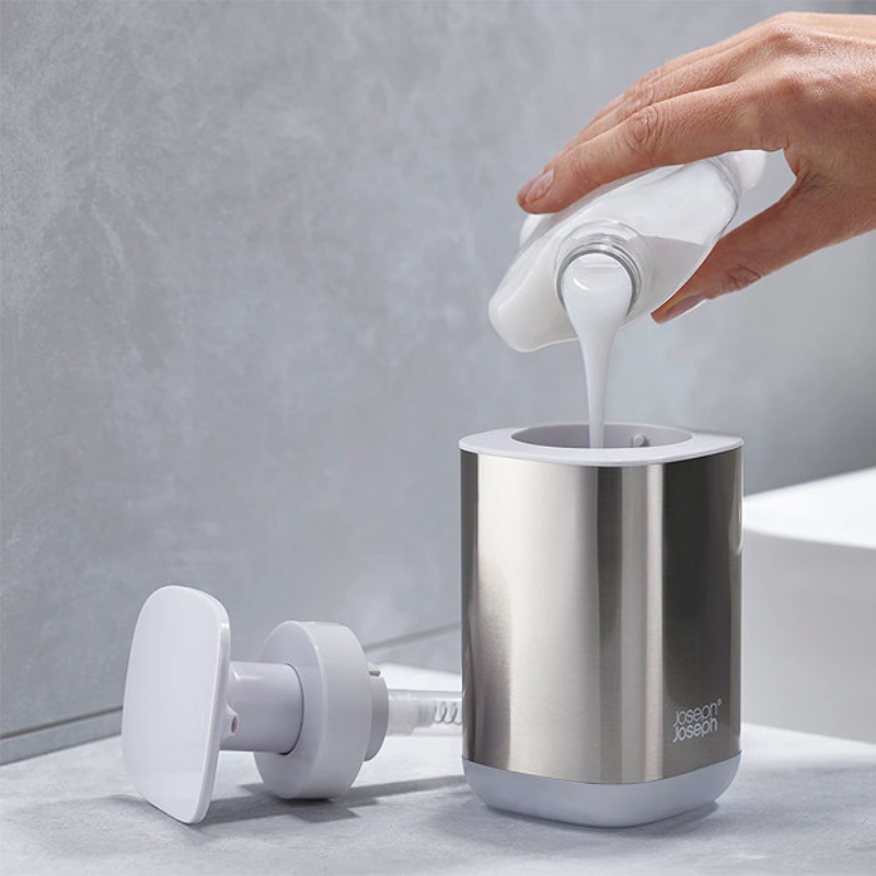 Bình đựng xà phòng Joseph Joseph 70532 Presto Stainless-Steel Hàng chính hãng