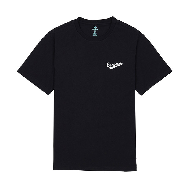 Áo Converse Left Chest Logo Tee - Black - 10018252001