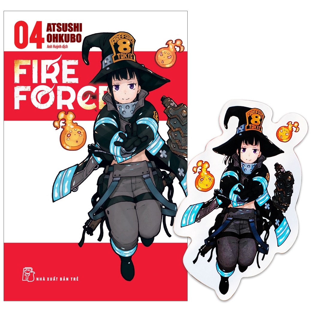 Truyện: Fire Force - Tập 4 - Tặng Kèm Bookmark Giấy Hình Nhân Vật