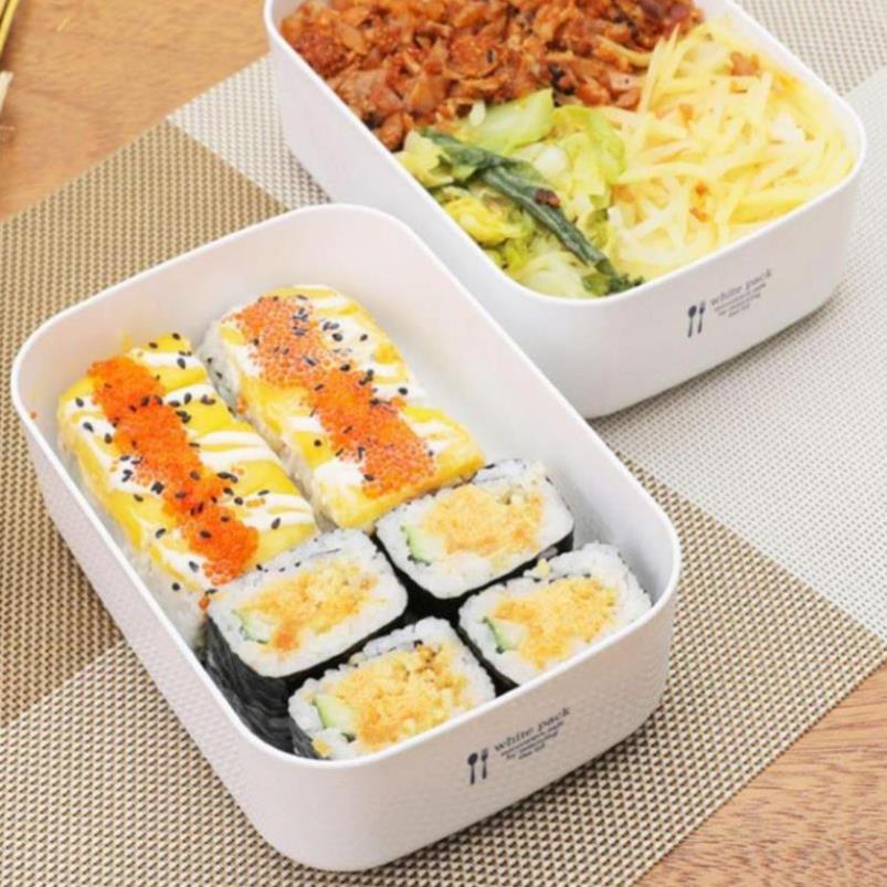 Hộp nhựa đựng thực phẩm White Pack nội địa Nhật Bản