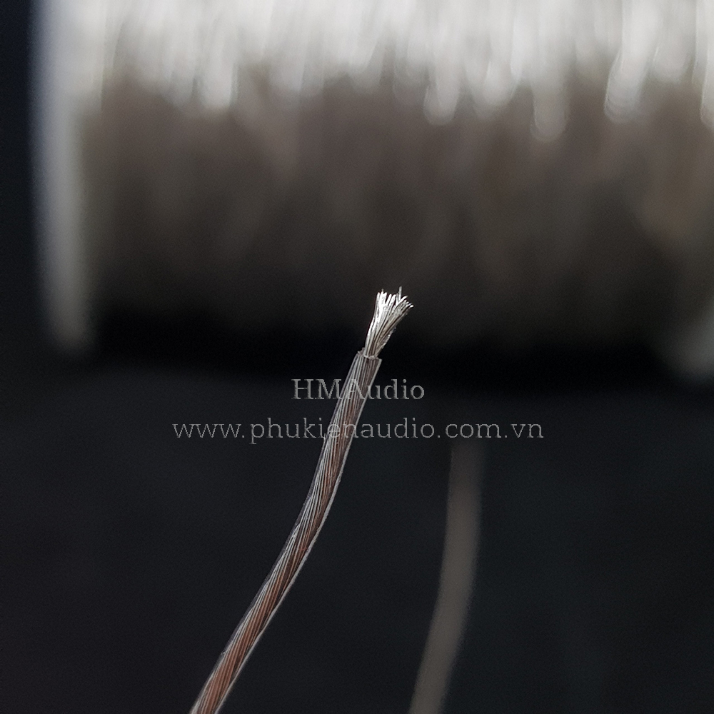 Dây cáp tai nghe đồng mạ bạc OFC đường kính 1.0mm