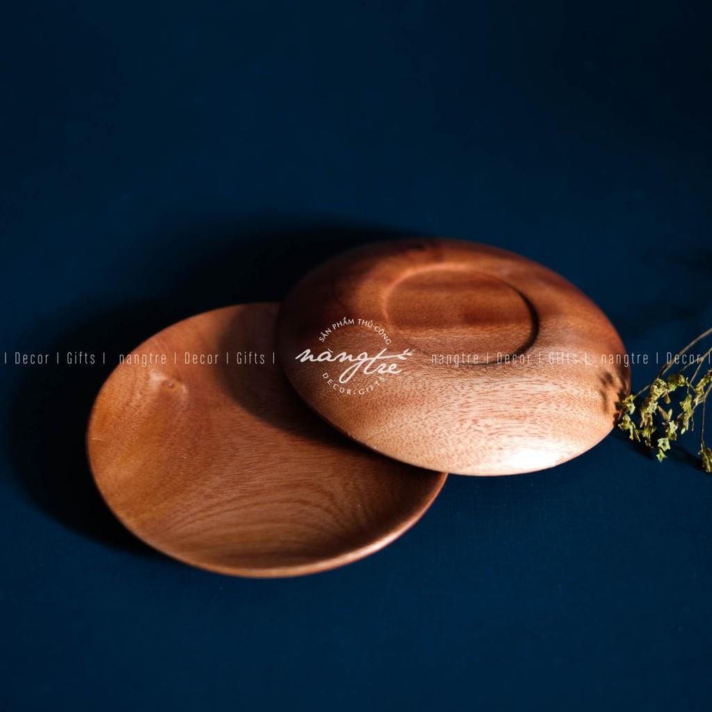 COMBO 3 DĨA GỖ TỰ NHIÊN ĐỰNG THỨC ĂN - TRANG TRÍ DECOR