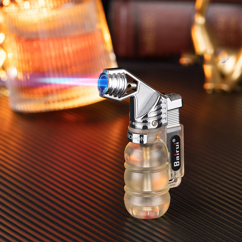 Bật lửa hột quẹt khè ngang BAIRUI BR652 hình hồ lô gas lộ thiên - xài gas