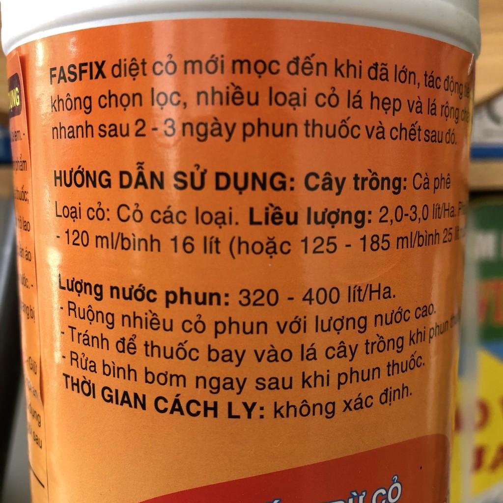 FASFIX 150SL Trừ các loại cỏ trên cạn – Diệt cỏ tận gốc, chai 1 Lít