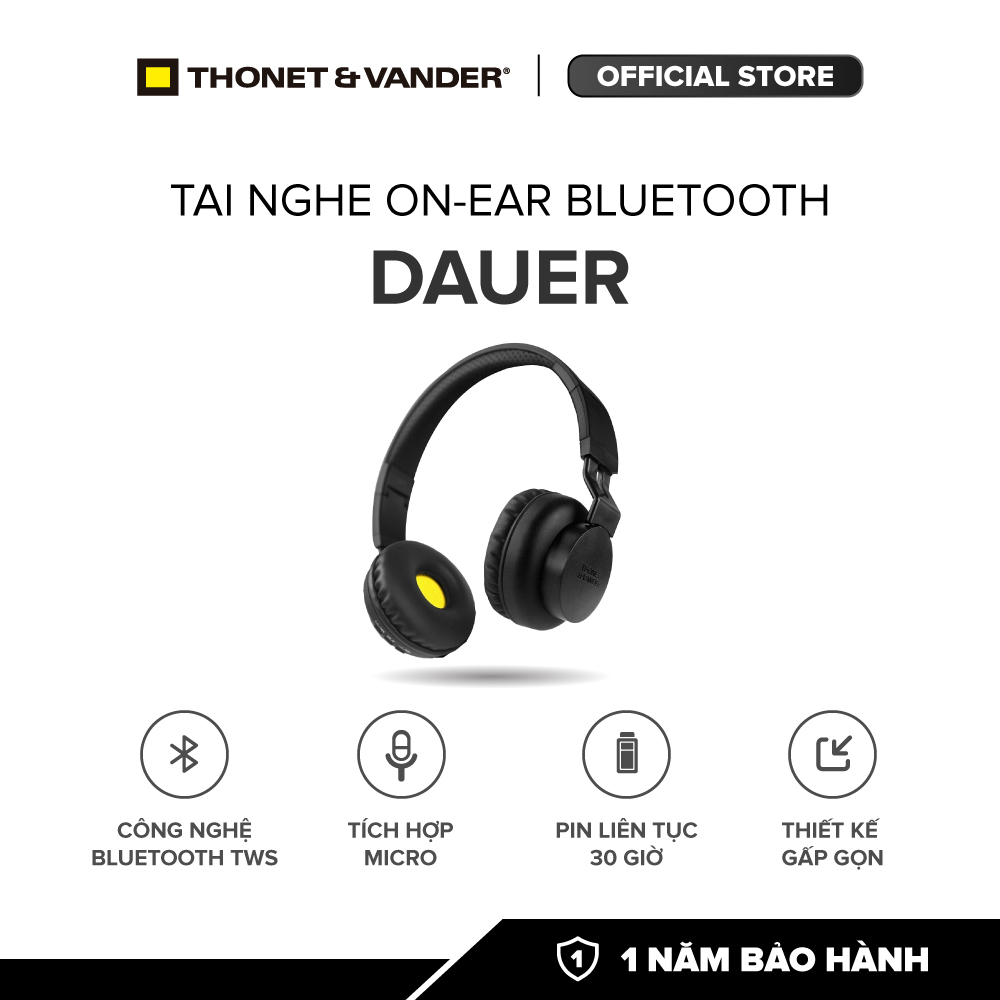 Tai nghe Bluetooth Thonet &amp; Vander DAUER Hàng chính hãng