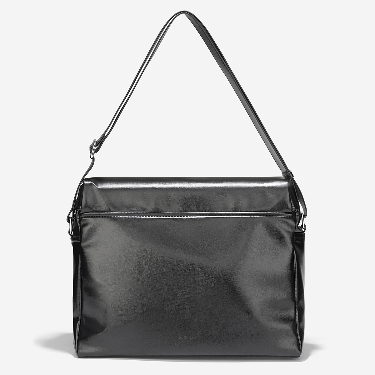Túi Satchel Da Bóng Nắp Gập Cá Tính - SAT 0331