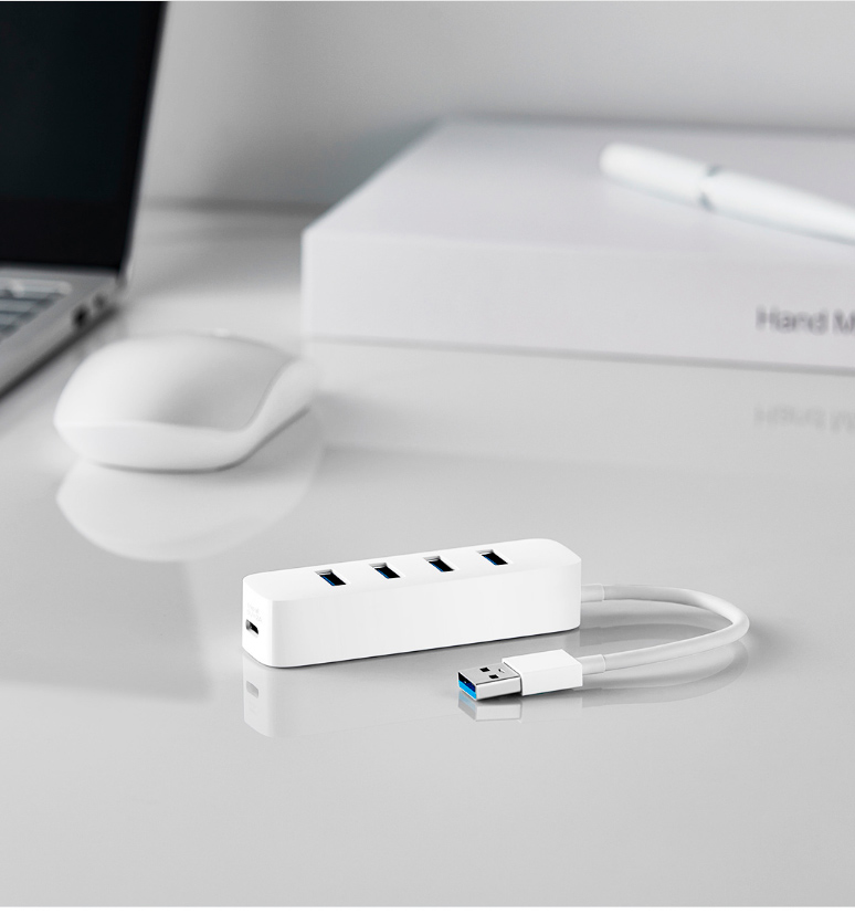 Thiết Bị Kết Nối Đa Cổng Cắm Chia 4 Cổng USB 3.0 Nhỏ Gọn