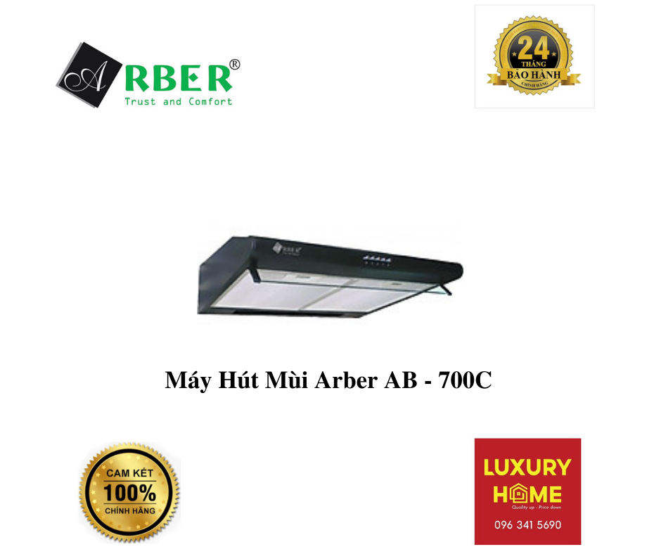 Máy Hút Mùi Arber AB - 700C - Hàng chính hãng