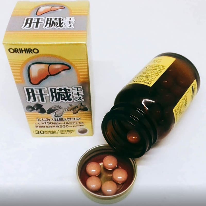 Viên uống bổ gan Orihiro Nhật Bản 60 viên - Nội địa Nhật Bản