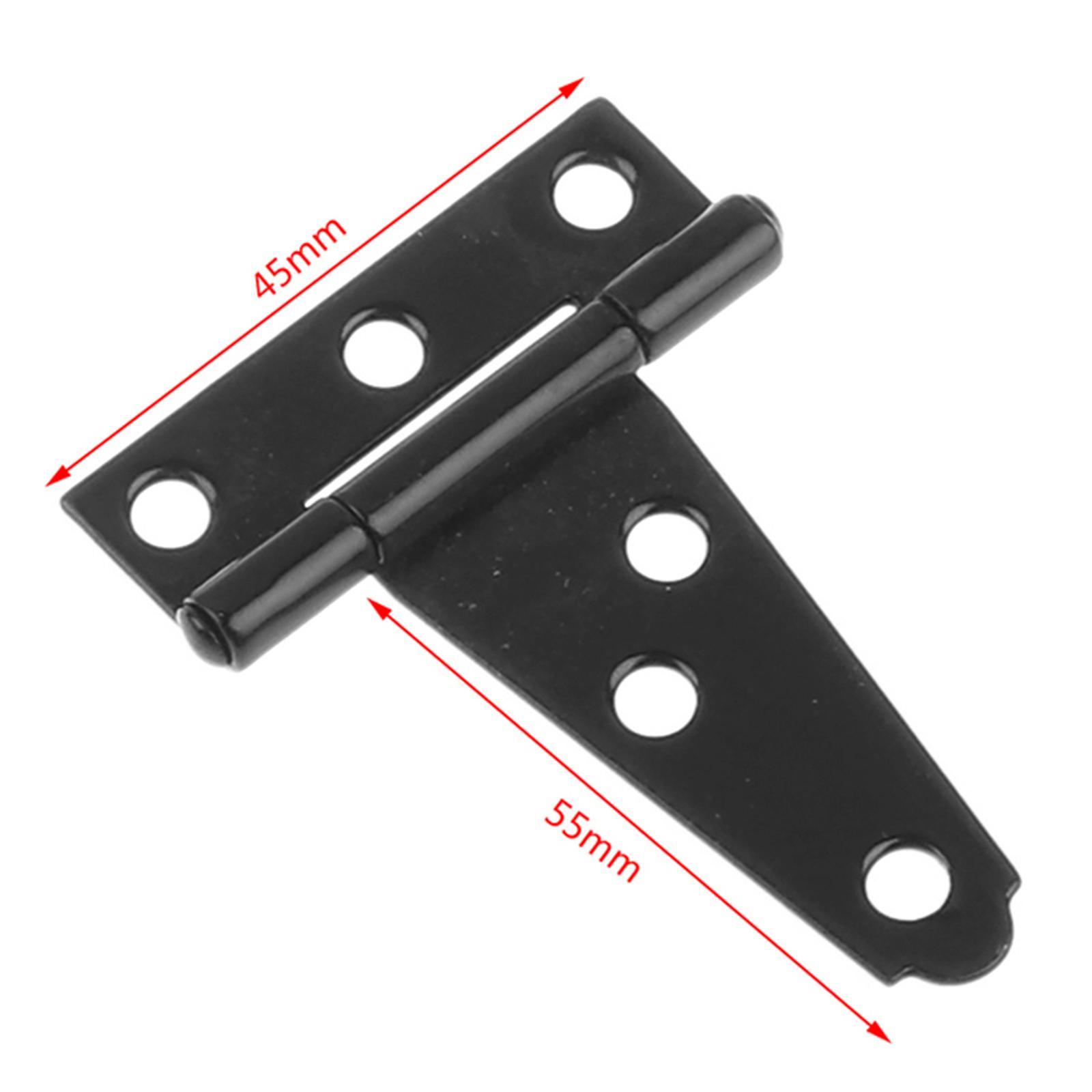6PCS Heavy Duty T Hinge, Tee Hinge, T Strap Hinge, Shed Hinge, Gate Hinge, Barn Hinge, Fence Hinge, Door Hinge Wrought Iron Rustproof