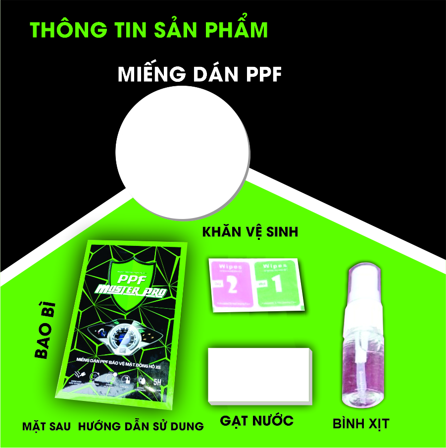 Miếng Dán PPF Bảo Vệ Mặt Đồng Hồ Xe Triumph Trident 660 | Chất Liệu Film PPF