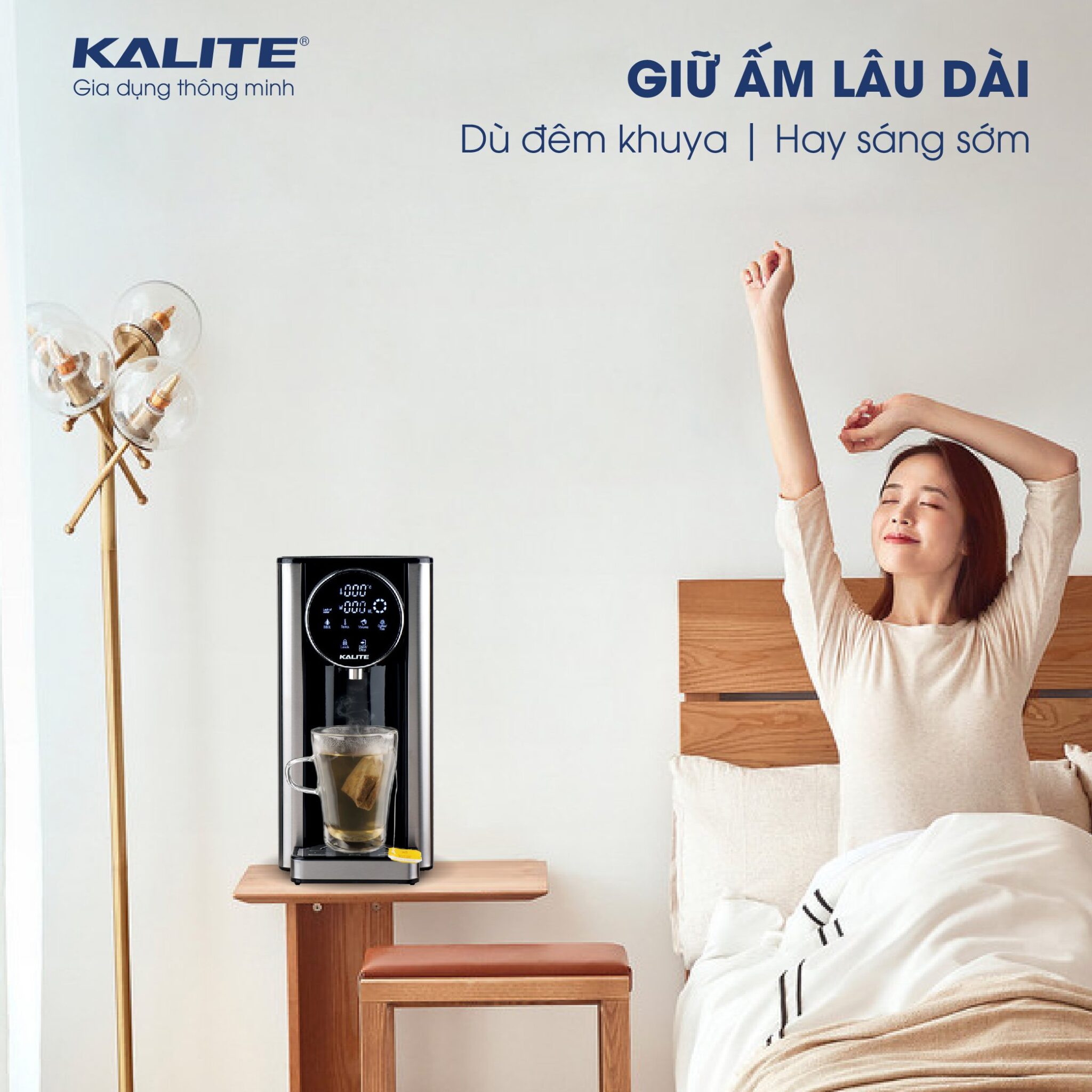 Bình thủy điện đa năng Kalite KL-888. Hàng chính hãng