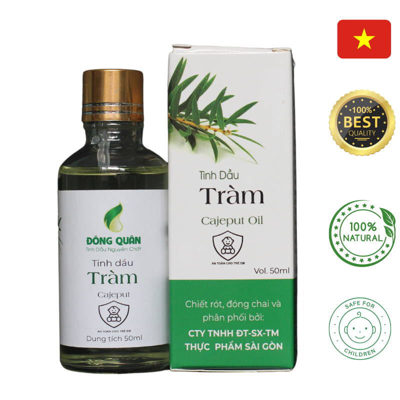 Tinh dầu tràm nguyên chất Đông Quân-50ml/lọ