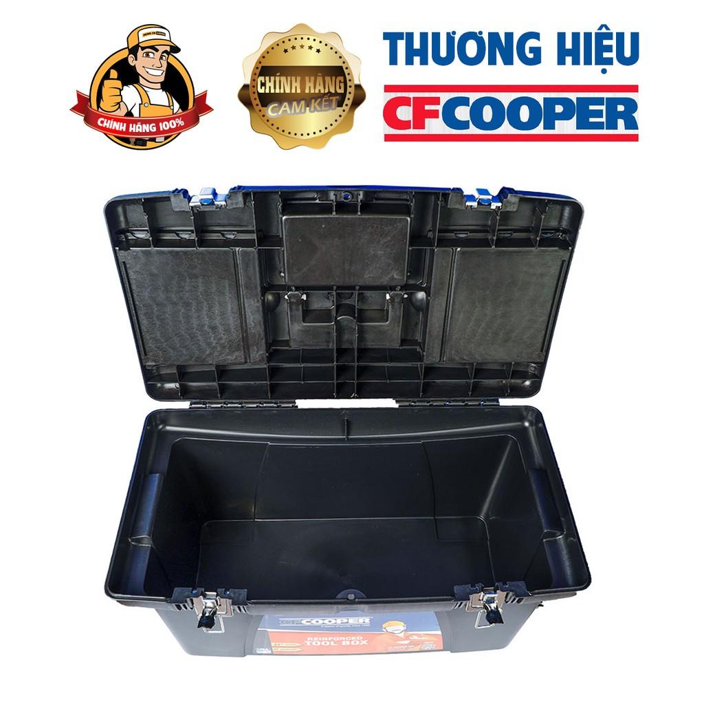 Thùng đồ nghề nhựa,Dụng cụ cầm tay,Hộp đựng 58 x 25 x 27cm 23in CFCooper