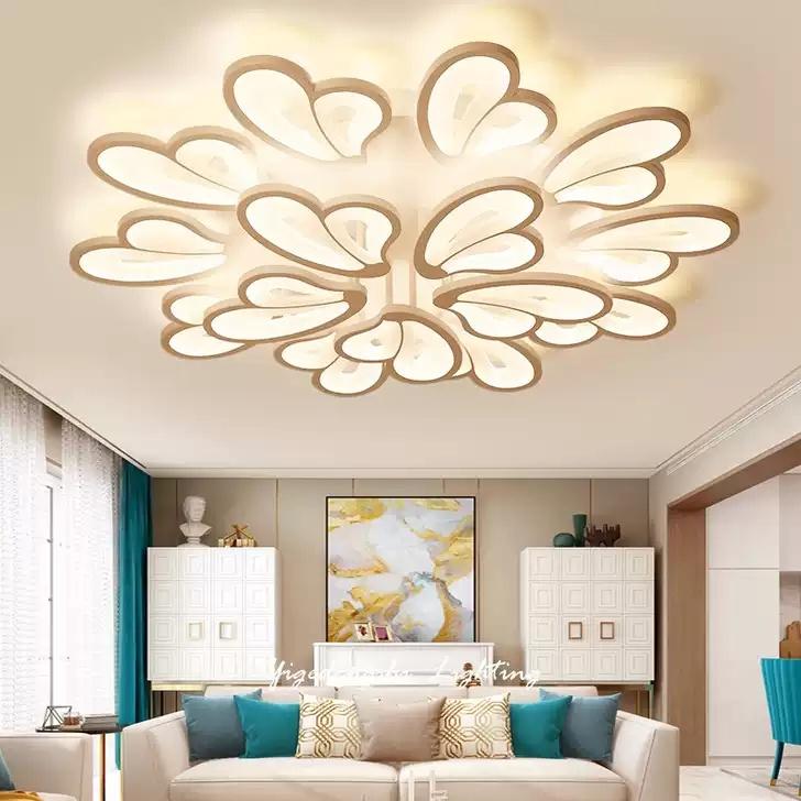 Đèn LED Mâm Ốp Trần MN063/12+15 , Đèn trần Phòng Khách, Đèn trần phòng ngủ - 3 Chế Độ Sáng