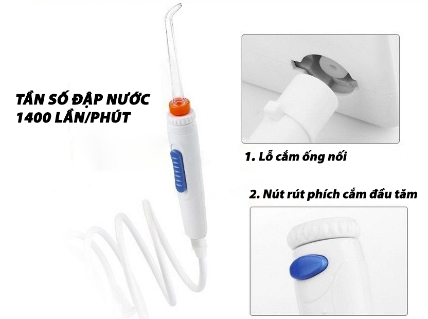 Máy Tăm Nước Du Lịch WaterJet Flosser Nano -VT0505