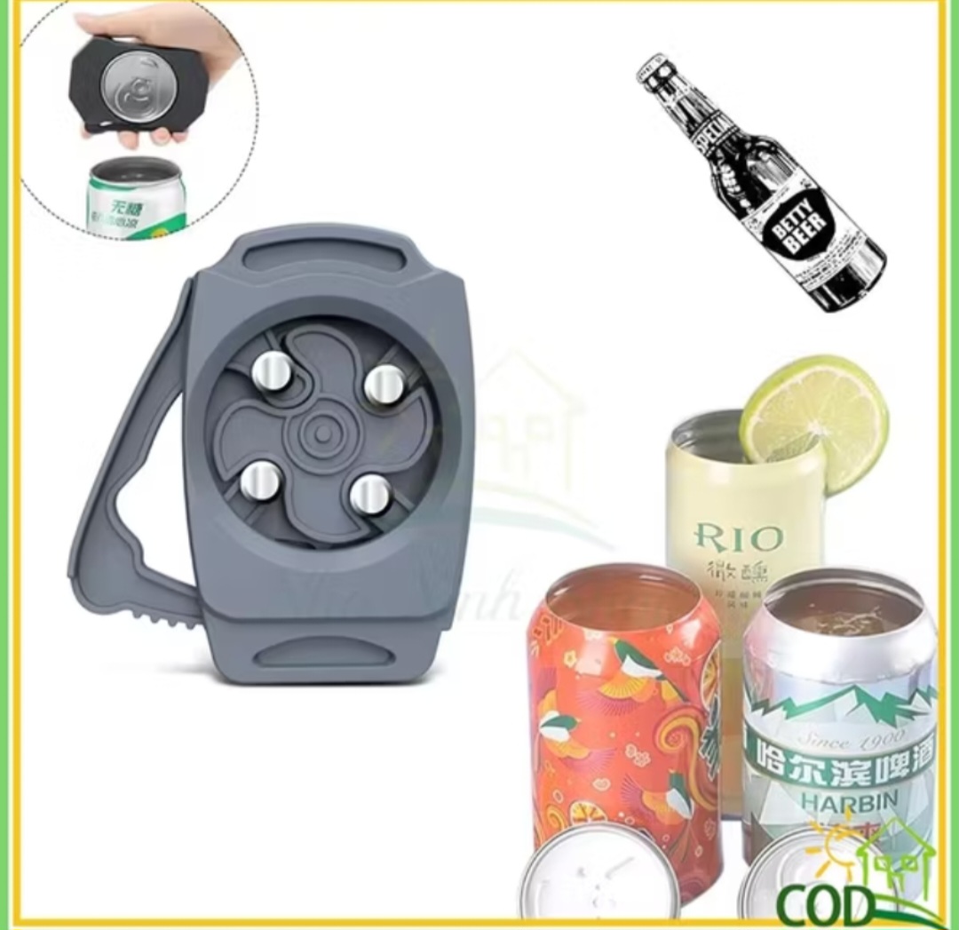 BỘ DỤNG CỤ KHUI THÁO MỞ NẮP LON BIA LON NƯỚC NGỌT ĐỒ HỘP THUẬN TIỆN CHO MỌI NGƯỜI