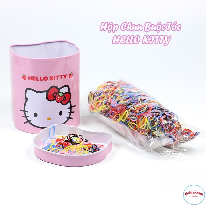 Hộp Chun Buộc Tóc HELLO KITTY Dễ Thương Cho Bé - 00170