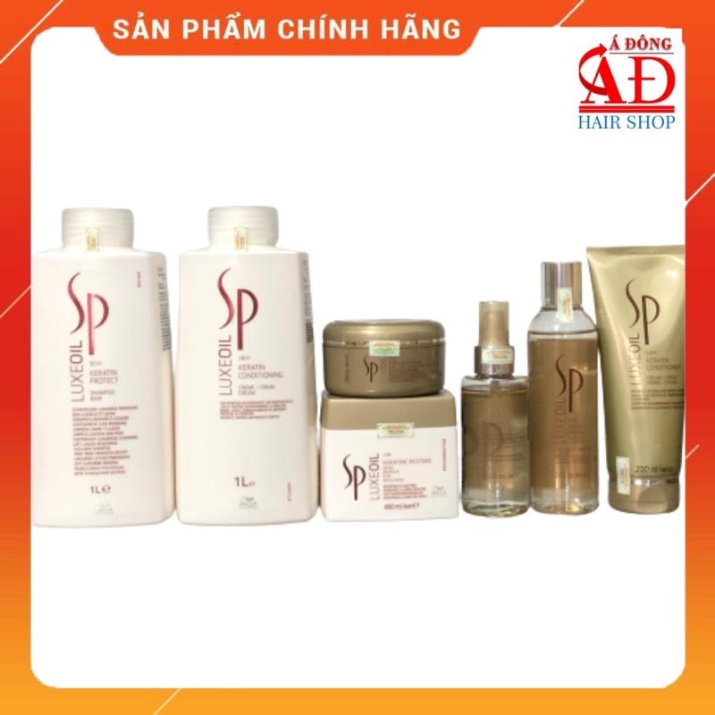 Dầu gội xả ủ Tinh chất dưỡng phục hồi tóc SP Luxe oil Keratin Protect Đức