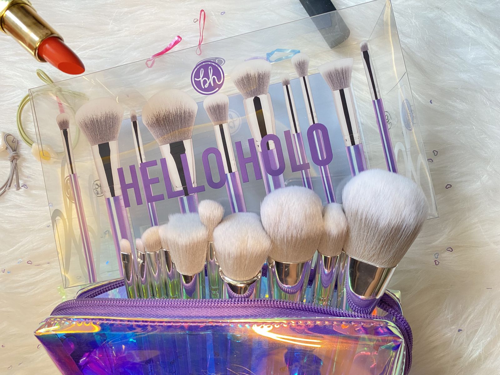 Bộ cọ trang điểm BH COSETICS hello holo 10 piece brush set