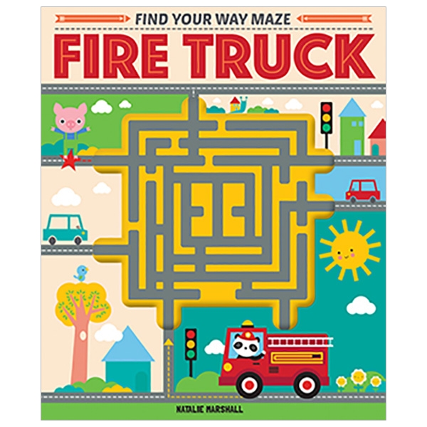 Find Your Way Maze Fire Truck