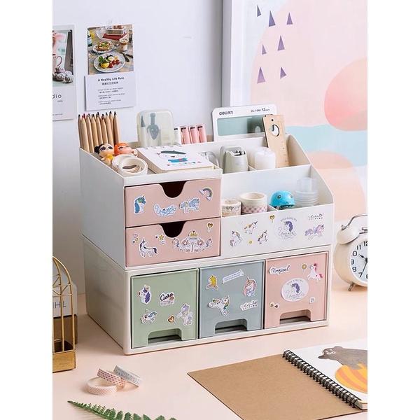 Tủ nhựa đựng đồ trang điểm,decor bàn