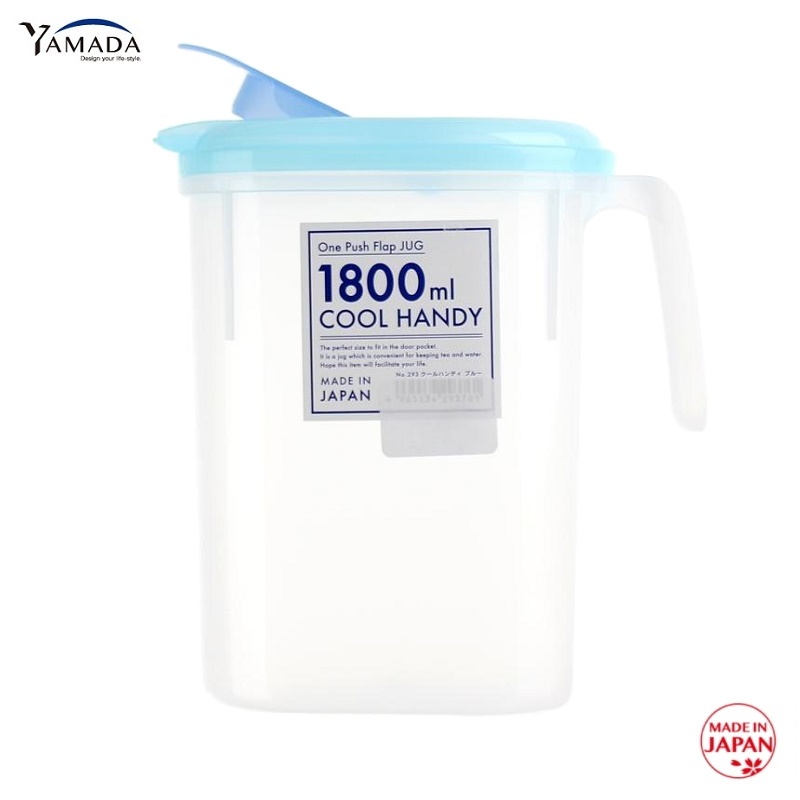 Bình nước nắp bật Yamada 1800ml - Hàng nội địa Nhật Bản |# Made in Japan