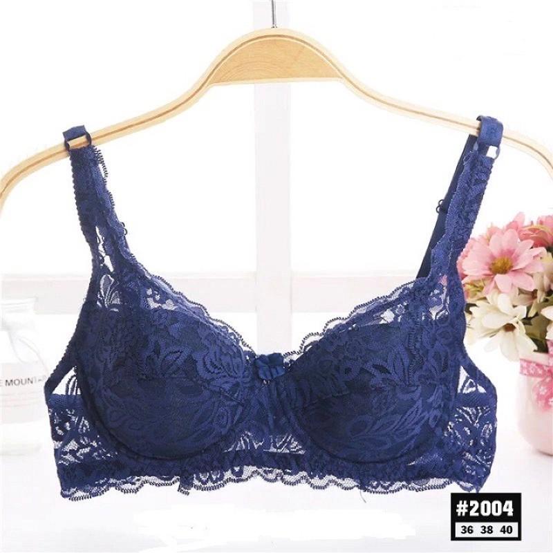 Áo ngực không đệm, chất ren mền mại- áo lót ren có gọng